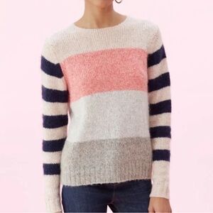 La Vie Rebecca Taylor cozy striped sweater